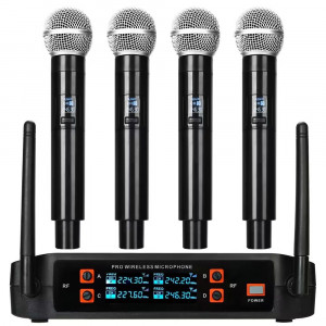 Караоке система Evobox Plus с четырьмя радиомикрофонами
