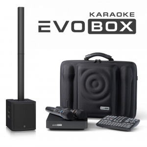 Караоке система Evobox Plus и акустика Turbosound
